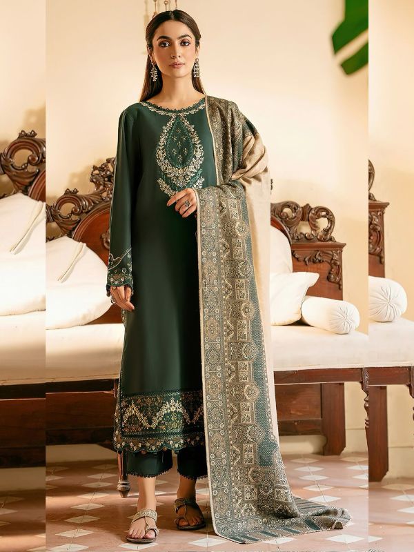 Dhanak 3pc Printed Shawl