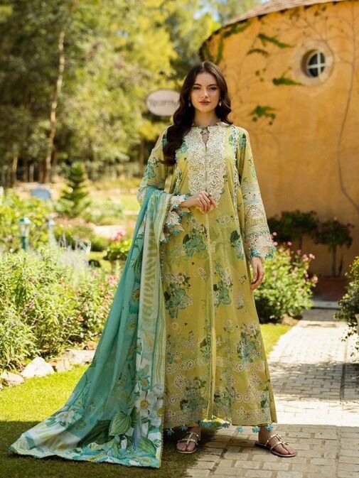 Aneela's Embroidered Cotton Fabrics