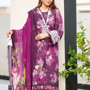 Aneela's Embroidered Lawn Unstitched