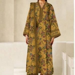 Baroque Embroidered Lawn Fabric Unstitched