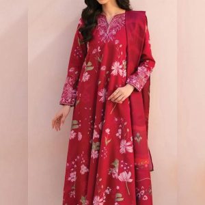 Baroque Embroidered Unstitched Lawn