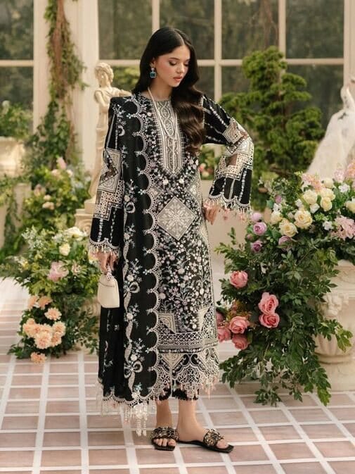 Bin ILays Embroidered Lawn