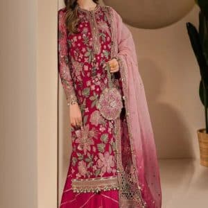 Jazmin Embroidered Frok Chiffon Unstitched