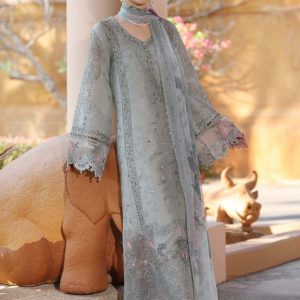 Hussain Rehar Embroidered Dhanak Unstitched