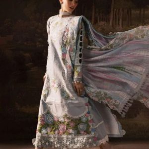 Laam Embroidered Cotton Lawn Unstitched