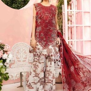 Maria B Embroidered M-Print Lawn Unstitched