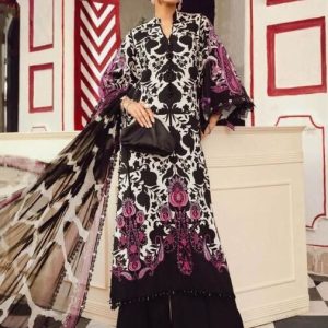 Maria B Embroidered Unstitched Lawn