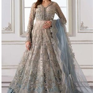 Maria B Net Silk Frok Unstitched