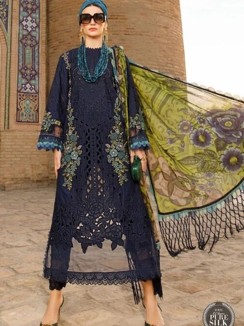 Maria B Chikankari Lawn Fabrics