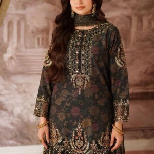 Mohagni Embroidered Digital Printed Lawn
