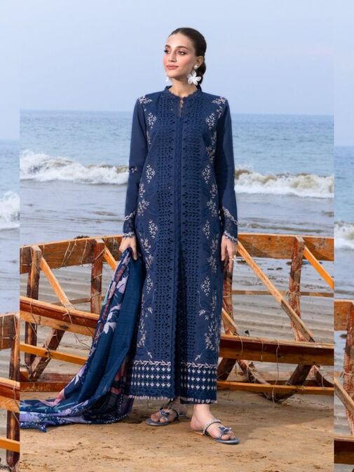 Rangrasiya Embroidered Lawn Fabrics