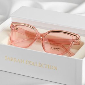 Blush Pink Cat-Eye Fashion Sunglasses