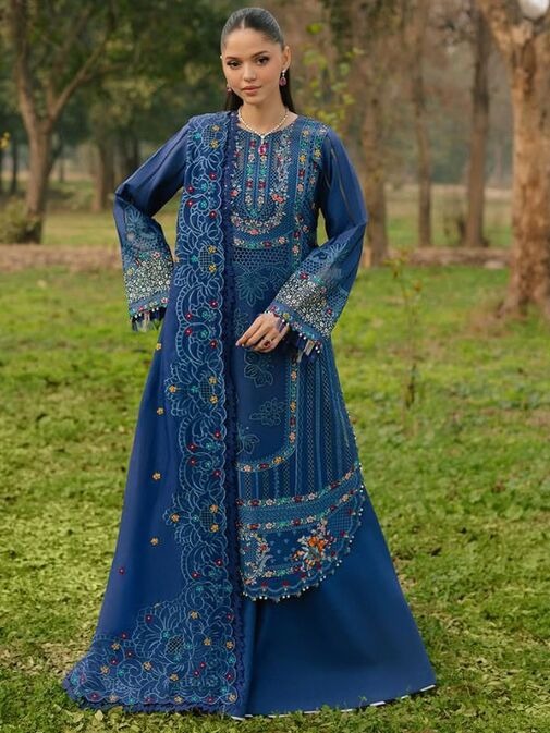 Bin ILyas Embroidered Lawn Fabrics