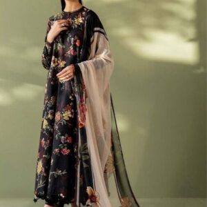 Baroque Embroidered Lawn Fabrics