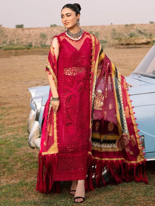 Bin Ilyas Embroidered Lawn Fabrics