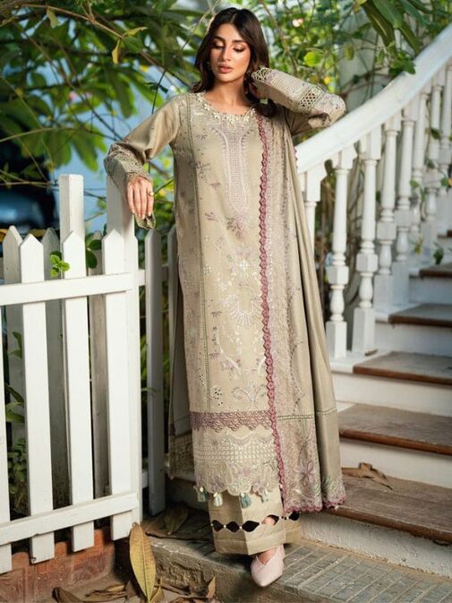 Florent Serenity Embroidered Lawn Fabrics