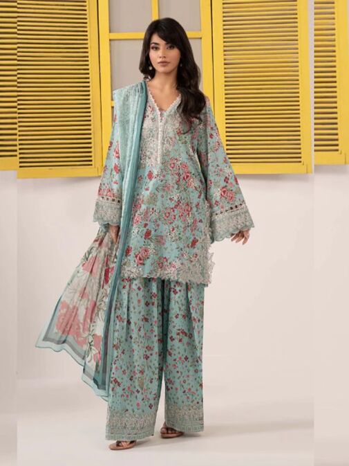 Maria.B Embroidered Lawn Fabrics