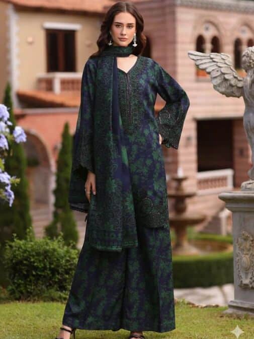 Mohagni Embroidered Lawn Fabrics