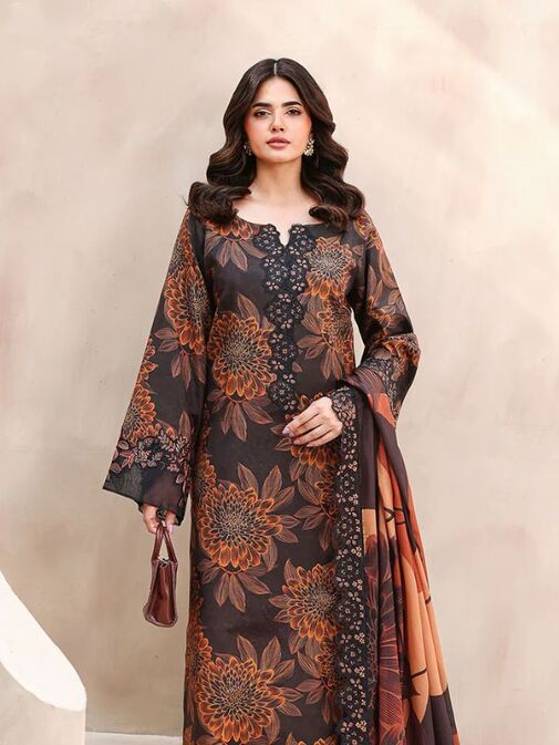 Ramsha RS-O2 Embroidered Lawn Fabrics