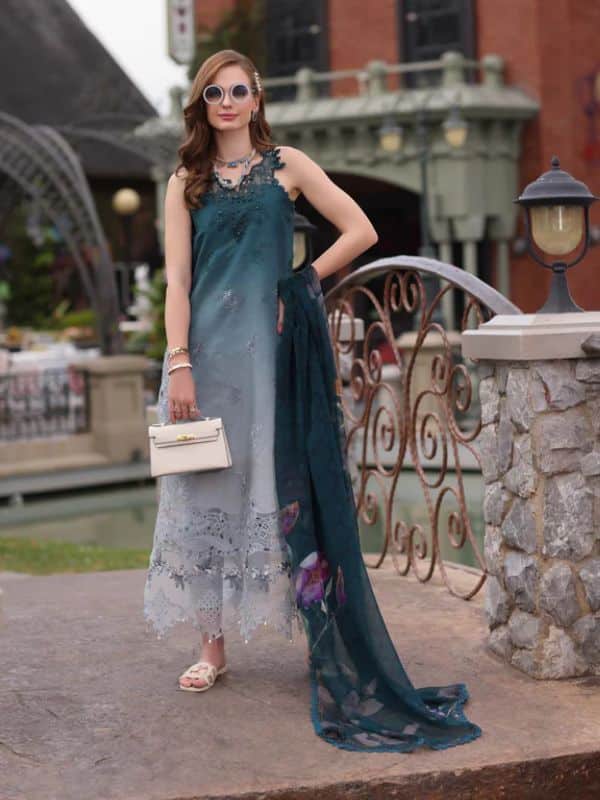 Saadia Embroidered Lawn Fabrics