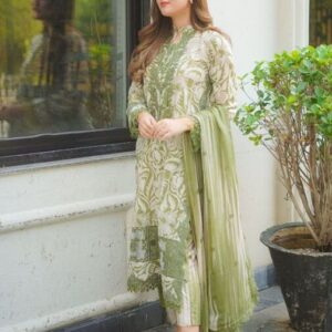 Aneela’s Lawn Embroidered Fabrics