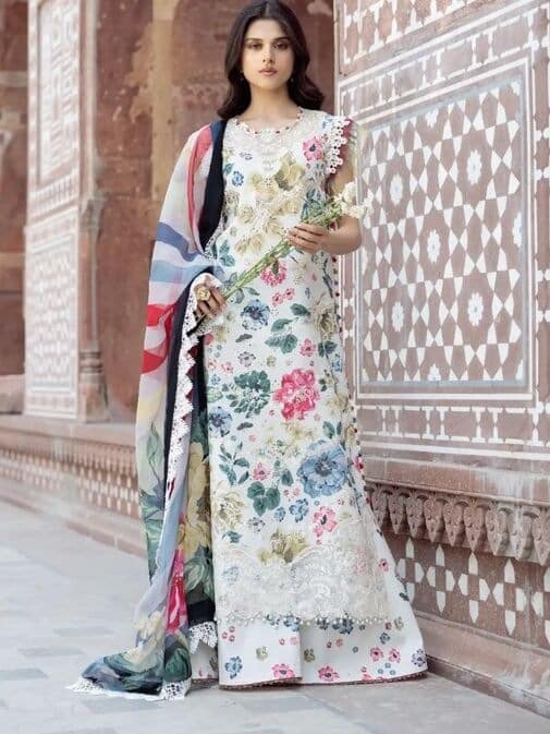 Bin Ilyas Embroidered Lawn Fabrics