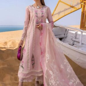 Crimson Cotton Unstitched Fabrics