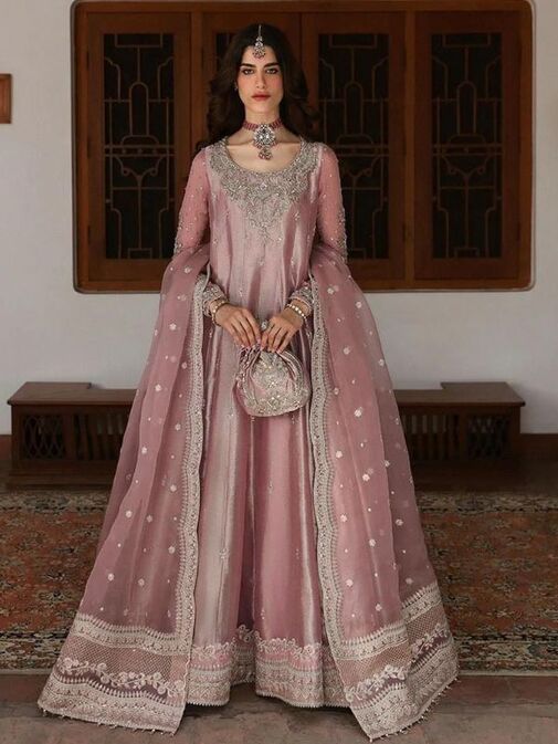 Faiza Saqlain Sheesha Silk Fabrics