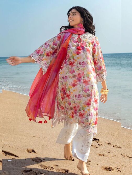 Gul Ahmed Embroidered Lawn Fabrics