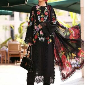 Maria.B Embroidered Lawn Fabrics