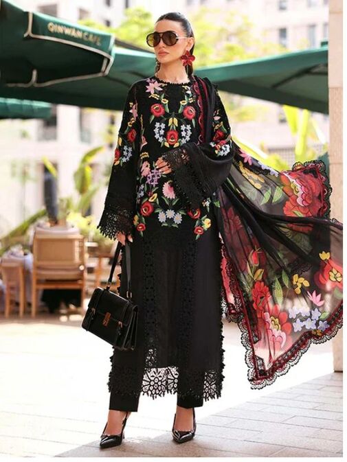 Maria.B Embroidered Lawn Fabrics