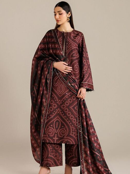 Maria.B Embroidered Lawn Fabrics Unstitched