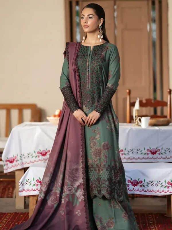 Iznik Embroidered Luxury Lawn